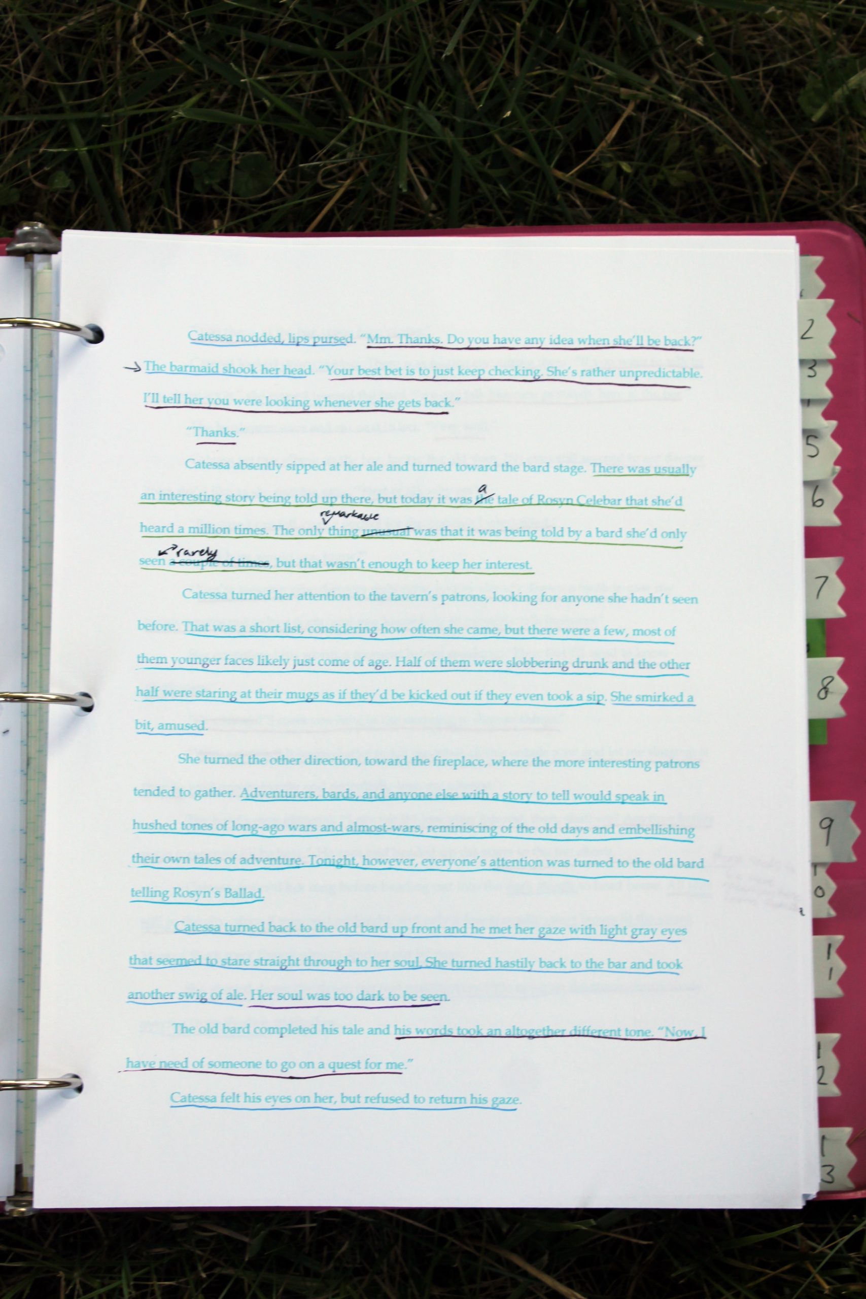 My Editing Process - Scribes & Archers