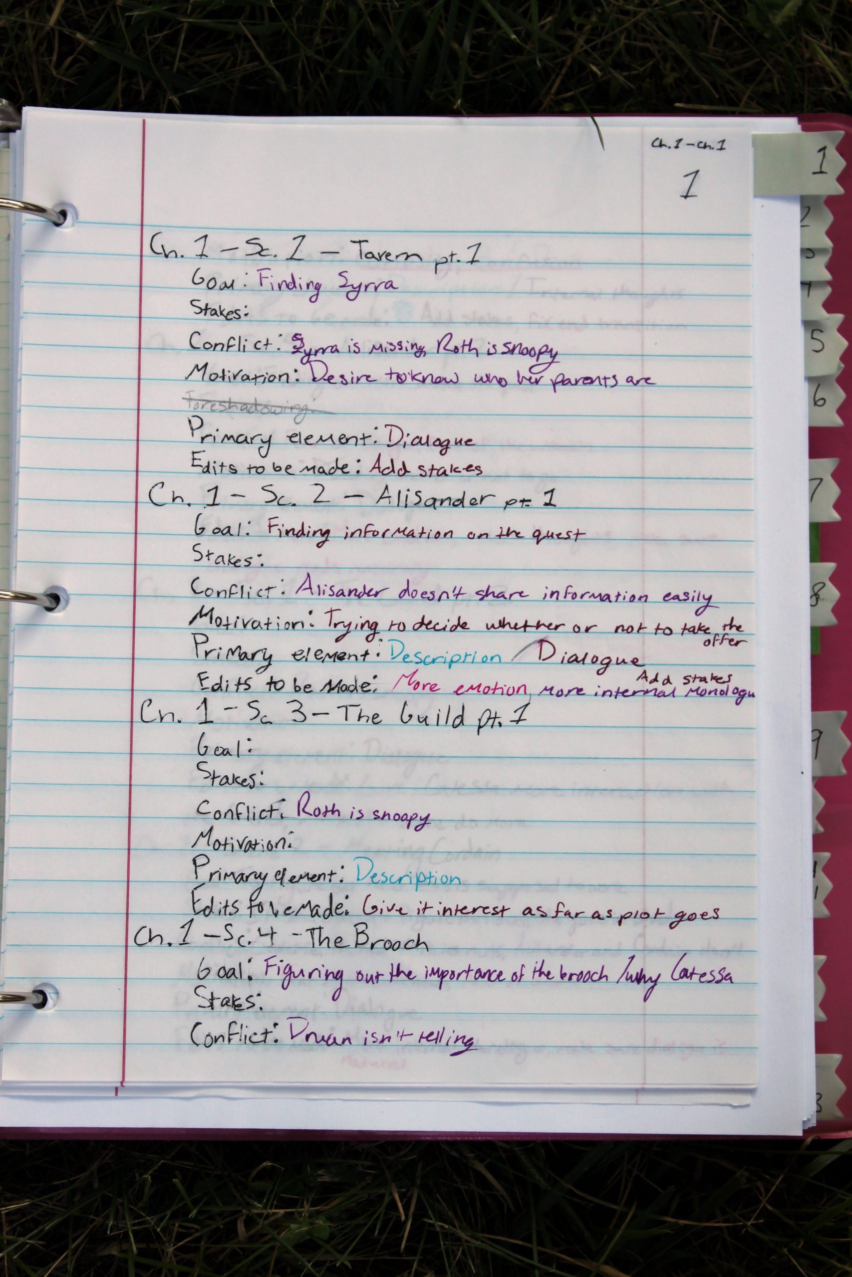 My Editing Process - Scribes & Archers
